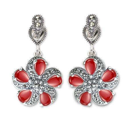 Marcasite Earring - HE0598