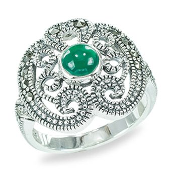 Marcasite Ring - HR0604