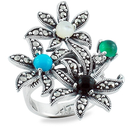 Marcasite Ring - HR0649