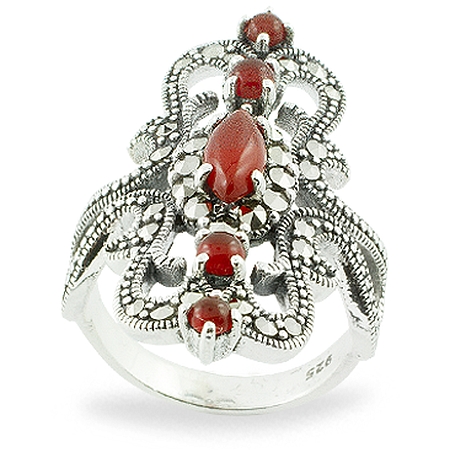 Marcasite Ring - HR0769