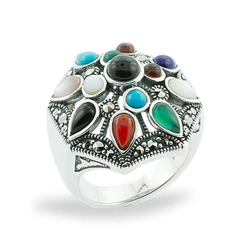 Marcasite Ring - HR0796