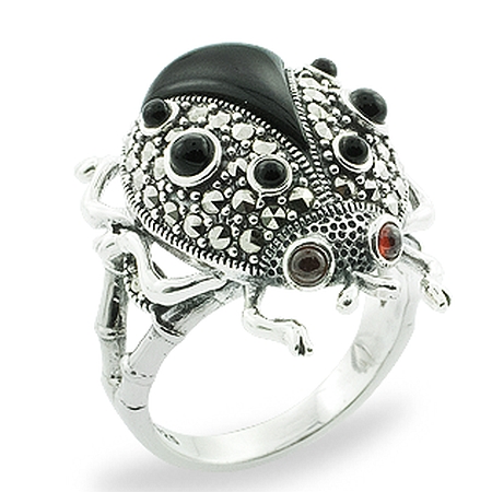 Marcasite Ring - HR0813