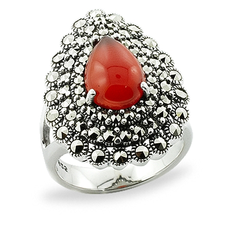 Marcasite Ring - HR0827