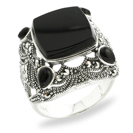 Marcasite Ring - HR0844