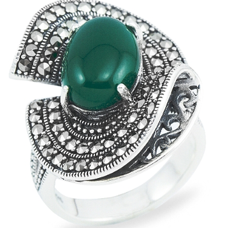 Marcasite Ring - HR0857