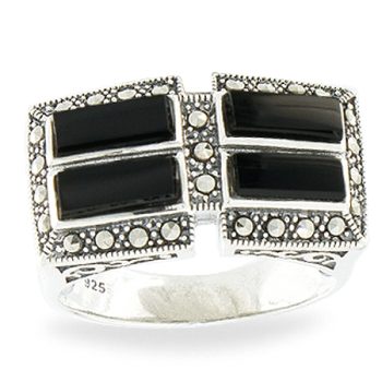 Silver Marcasite Ring - HR1114